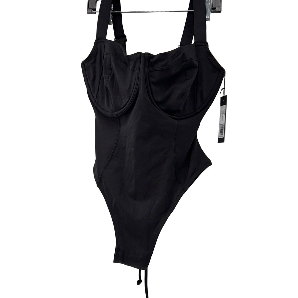 TA3 Plungey Muscle Swimsuit Black M Short Plungey muscle TA3140S